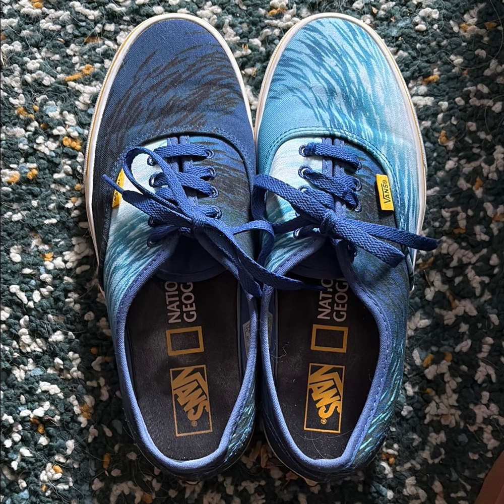 Vans National Geographic Blue Sneakers